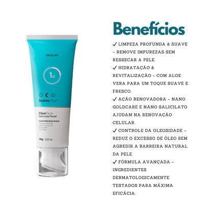 Sabonete Facial - Optima Plus® Clear Face